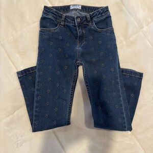 Mayoral Navy Floral Patterned Jeans